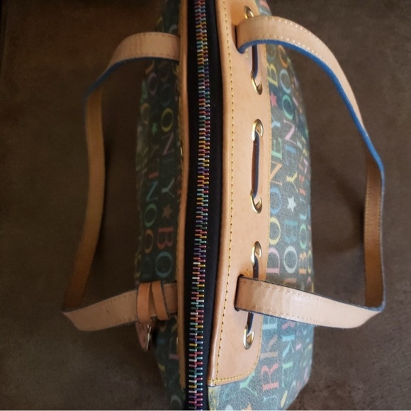 Dooney & Bourke Multicolor Tote Bag like new - Picture 8 of 11